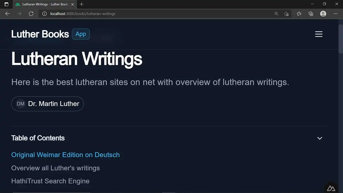 Luther Writings